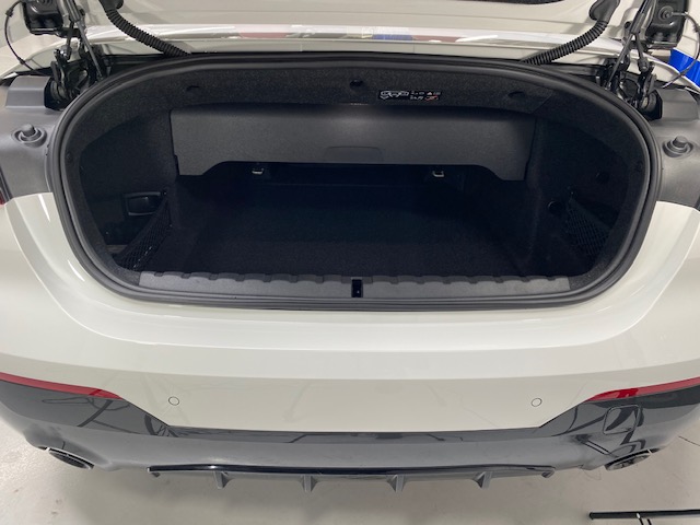bmw rental trunk