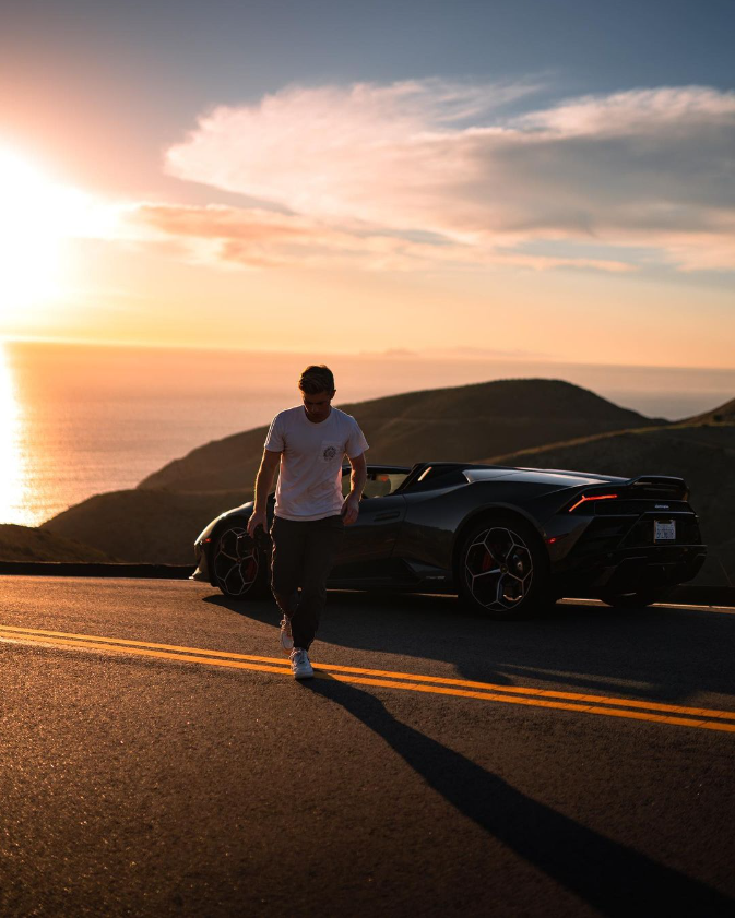 Lamborghini huracan evo luxury car rental in los angeles & san francisco