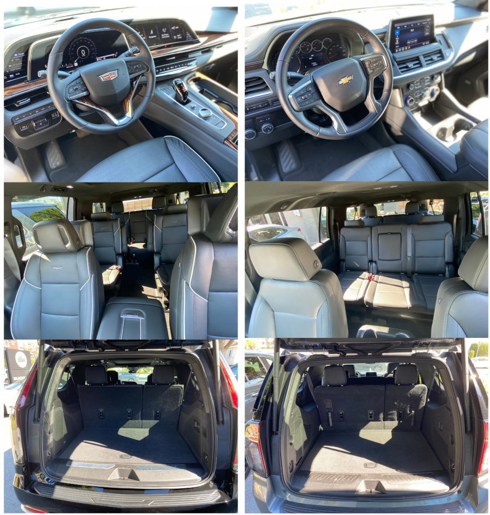 Suburban and Escalade Interior 4x4 rental