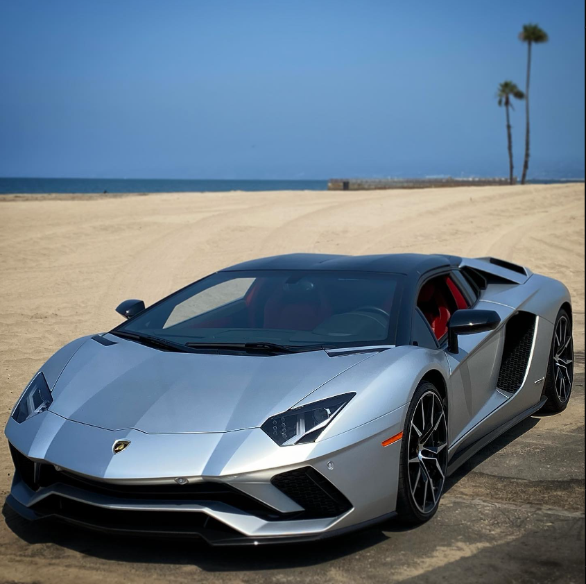 Lamborghini Aventador S Roadster luxury car rental in los angeles & san francisco